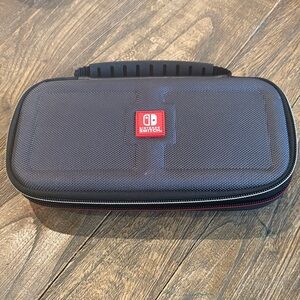 Nintendo Switch Gray and Red Travel Case